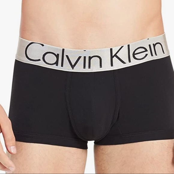 Calvin Klein Steel Micro Low Rise Trunks 3 pack - Picture 4 of 5
